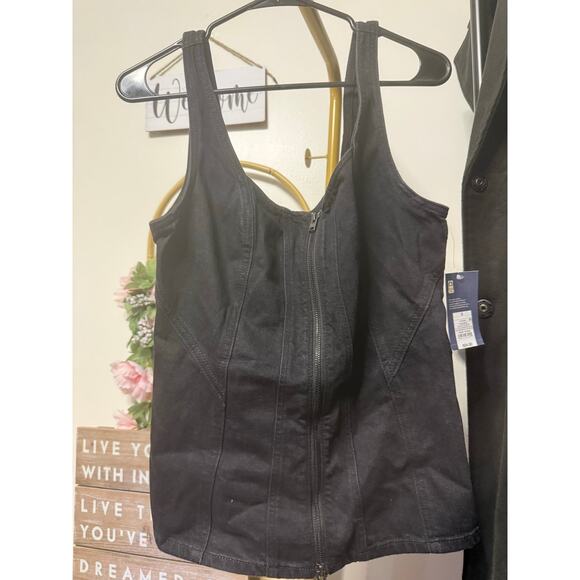 Universal thread slim fit denim corset top 6 - Picture 2 of 3